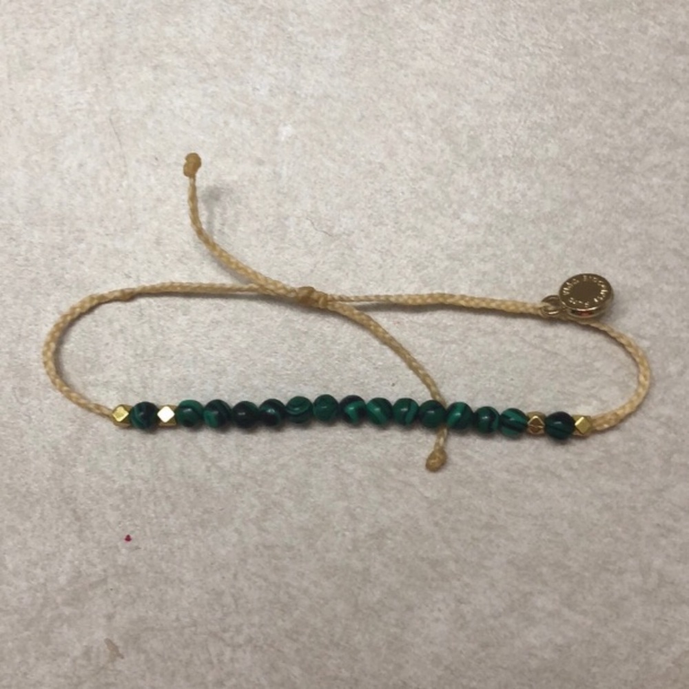 Green Bead Bracelet